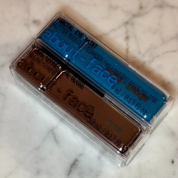 about-face Fractal Glitter Eye Paint & Vinyl Effect Eye Gloss Set | NEW MAKEUP - Picture 1 of 8